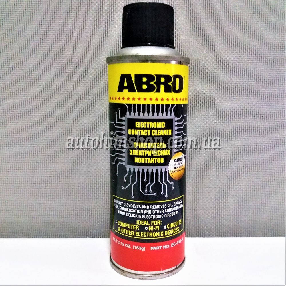 

Очиститель электроконтактов Abro в спрее 163г