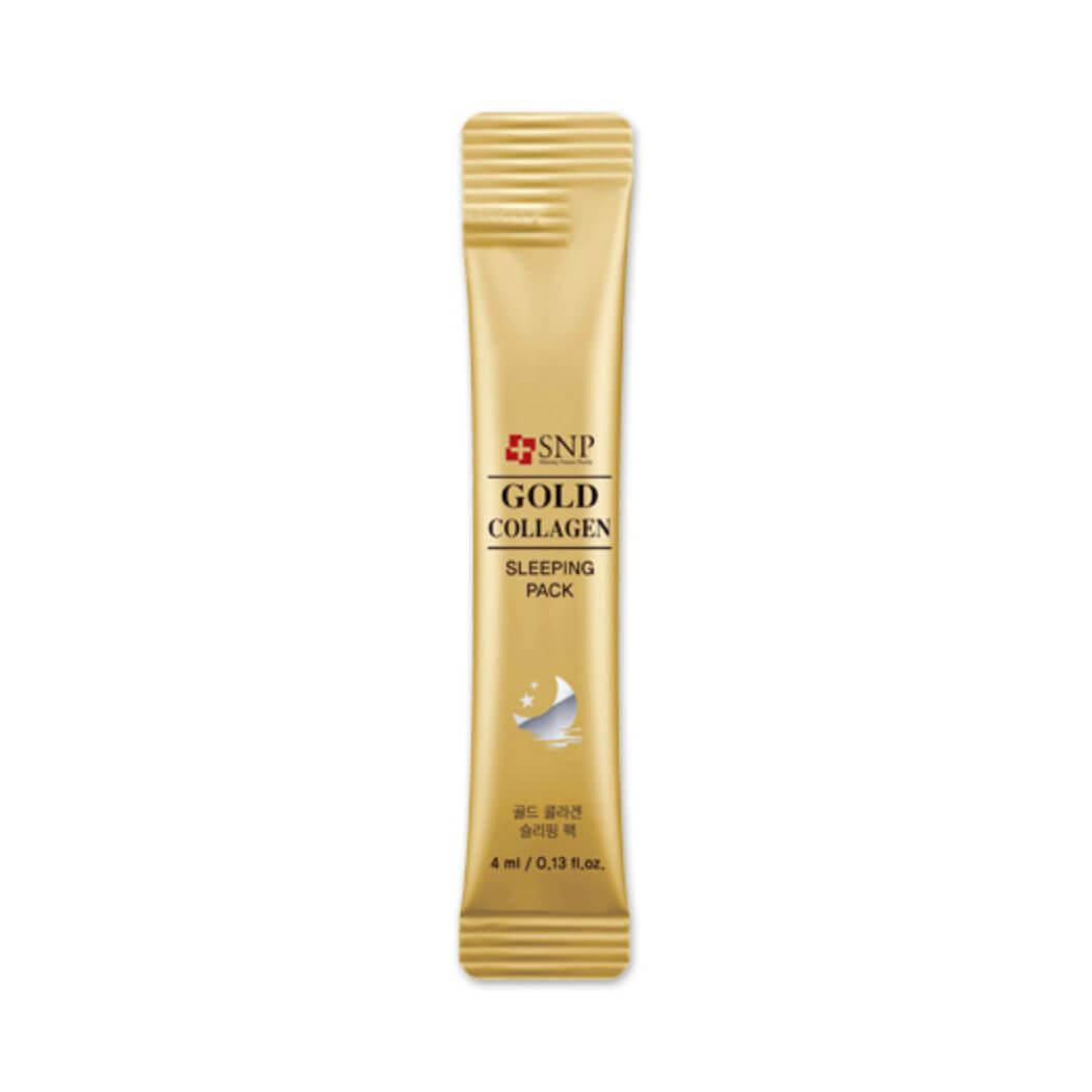 

Ночная маска с золотом и коллагеном SNP Gold Collagen Sleeping Pack 4ml (Корея)