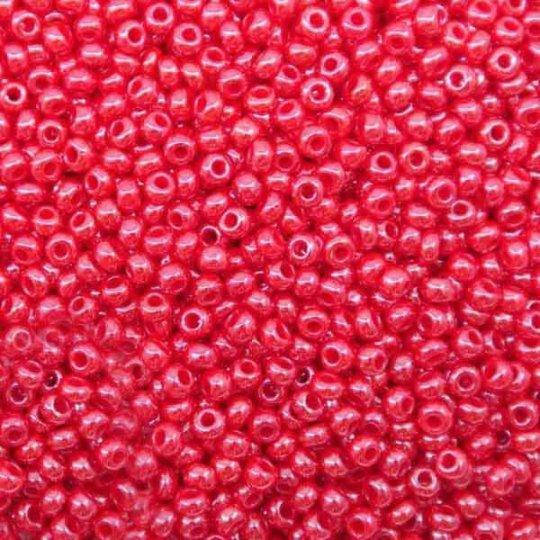 

Бисер Preciosa 10/0 цв. 98170, Непрозрачный блестящий OS, Красный, Круглый