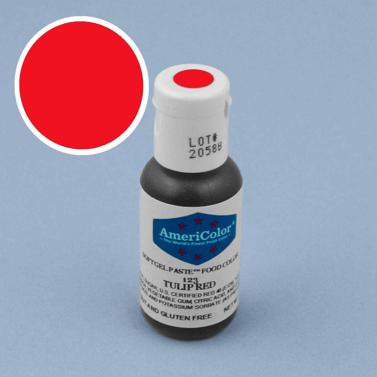 

Гелевая краска AmeriColor Красный тюльпан/Tulip Red 21 гр