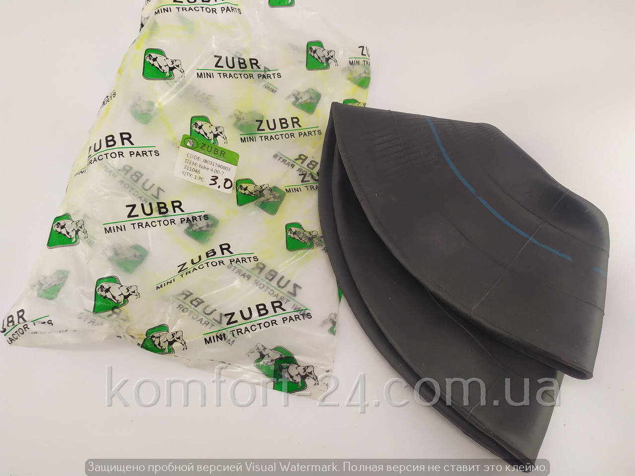 

Камера 4.00-7 Zubr (мотоблок)