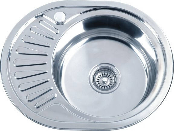 

Врезная кухонная мойка из нержавеющей стали Platinum 5745 Полировка 0.6