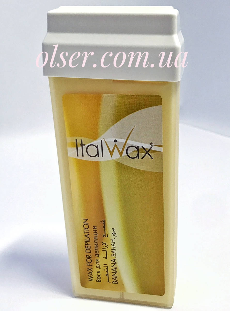 

Воск для депиляции ItalWax, в картридже, 100 мл. Банан