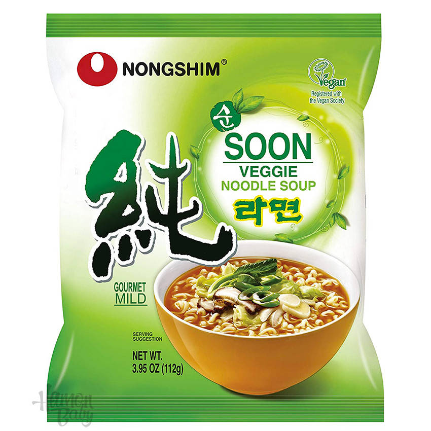 

Лапша Рамен вегетарианская, 112 г, ТМ Nongshim, Южная Корея