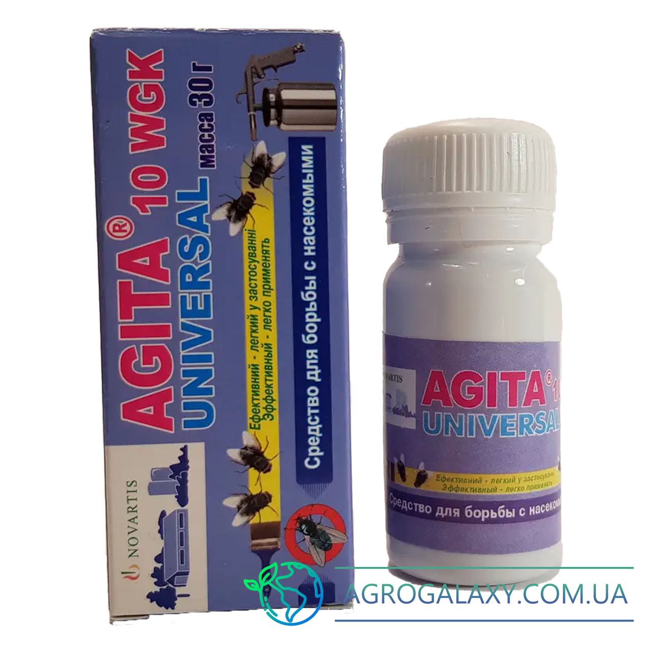 

Гранулы от мух Агита (Agita) 10 WGK. 30 грамм