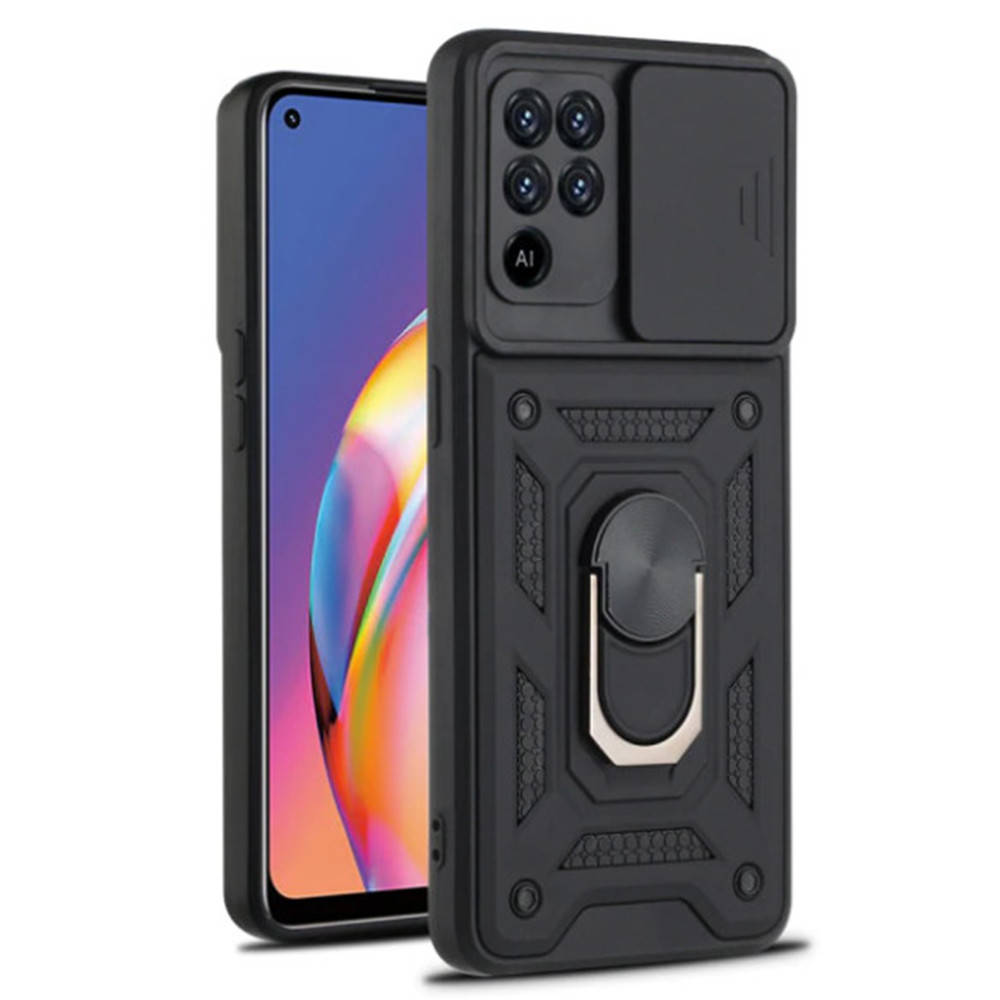 

Чехол-накладка Ricco Camera Sliding для Oppo A94 / Reno 5 Lite черный