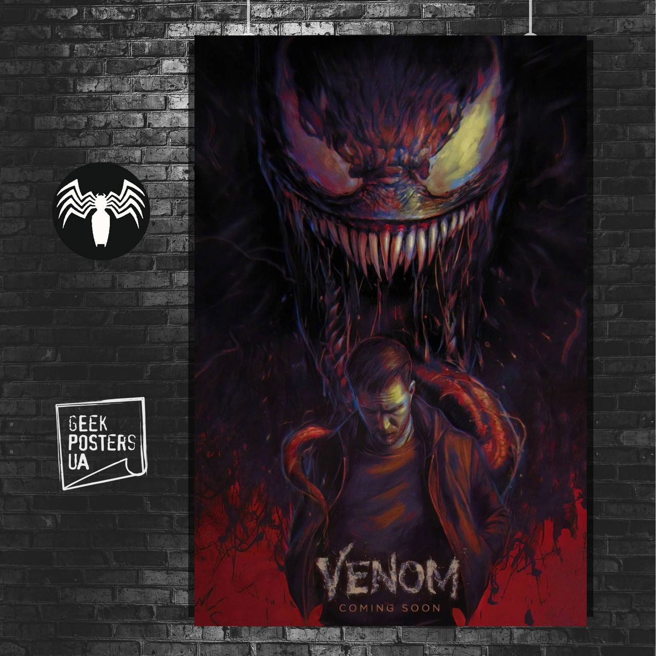

Постер Venom, Веном. Размер 42x27см (A3). Матовая бумага