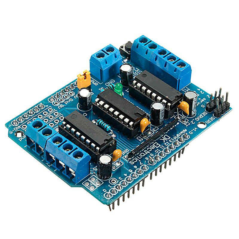 

L293D Arduino motor control shield - драйвер управления шаговым двигателем