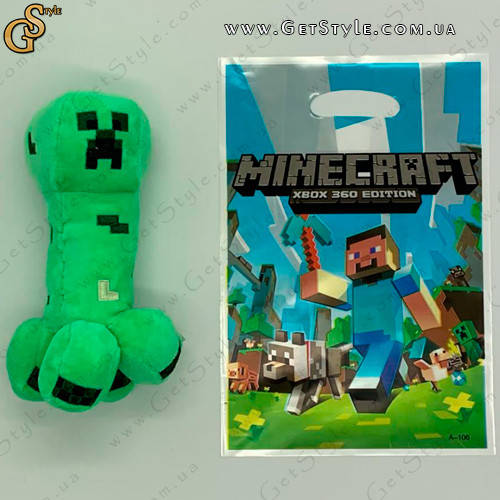

Детеныш Крипер из Minecraft - "Creeper Baby" - 17 см с пакетом, Зелёный