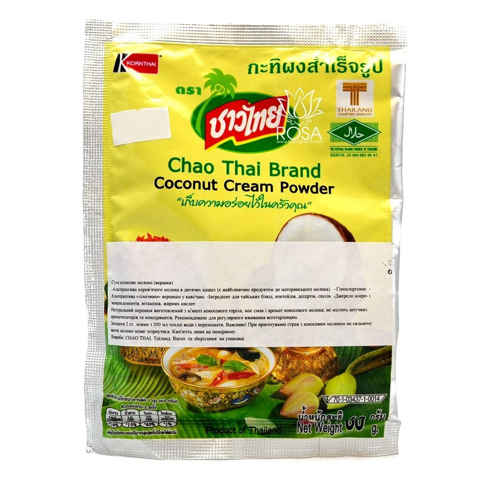 

Сухое кокосовое молоко Chao Thai из Таиланда, 60 грамм