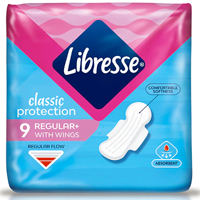 

Прокладки Libresse Classic Protection Regular, 9шт