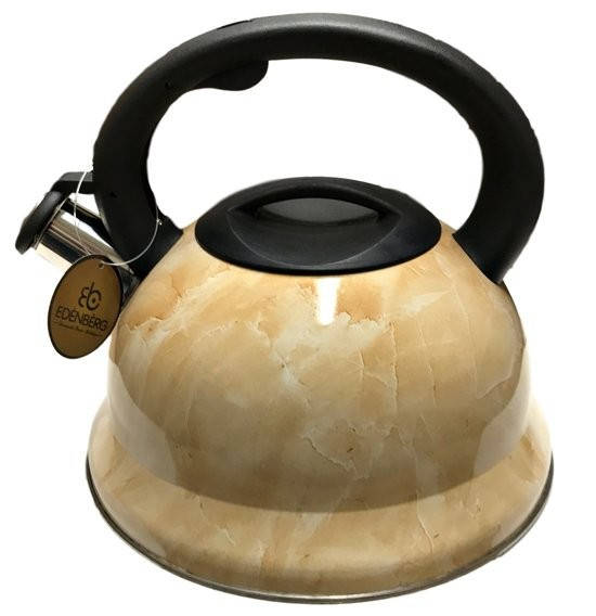 

Чайник металлический со свистком 3л Edenberg EB-1350 (желтый)