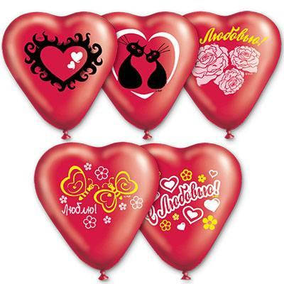 

Повітряна кулька Balloons "Сердце" з малюнком 1105-0120
