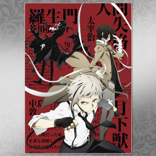 

Плакат Аниме Bungou Stray Dogs 009