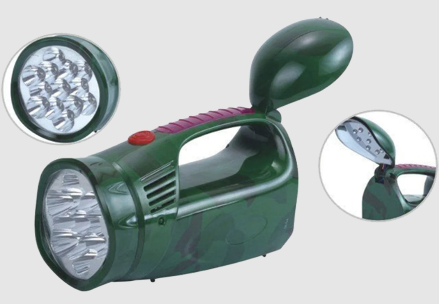 

Фонарь светодиодный аккумуляторный переносной Yajia YJ-2809, Хаки
