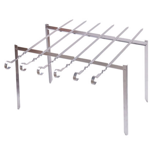 

Мангал-Подставка 450 мм 6 шампуров + 2 рамки + чехол СКАУТ 86-712