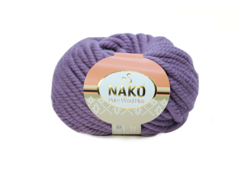 

Nako Pure Wool Plus сиреневый № 10506