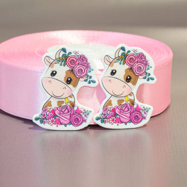 

Кабошон Серединка Коровка в цветах Сб-413, Разные цвета