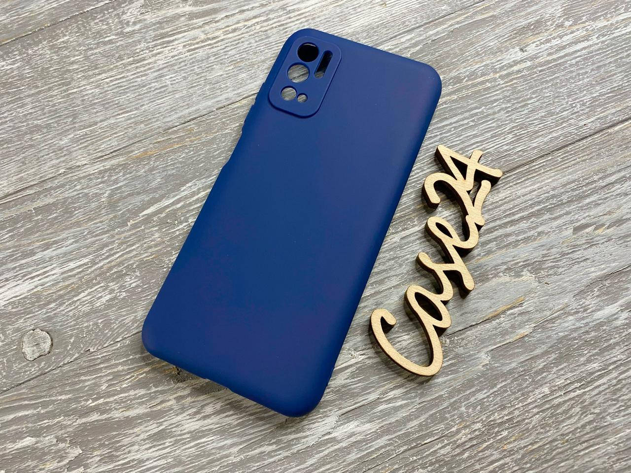 

TPU чехол Smitt накладка бампер для Xiaomi Poco M3 Pro 5G (6 цветов) синий