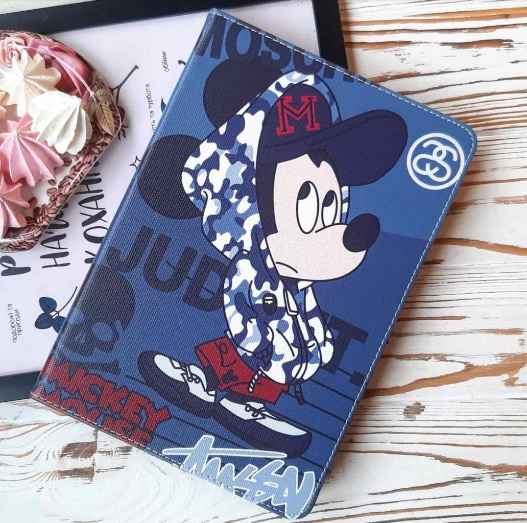 

Чехол CaseFashion для iPad 9.7" (2017/2018) mickey army, Темно-синий