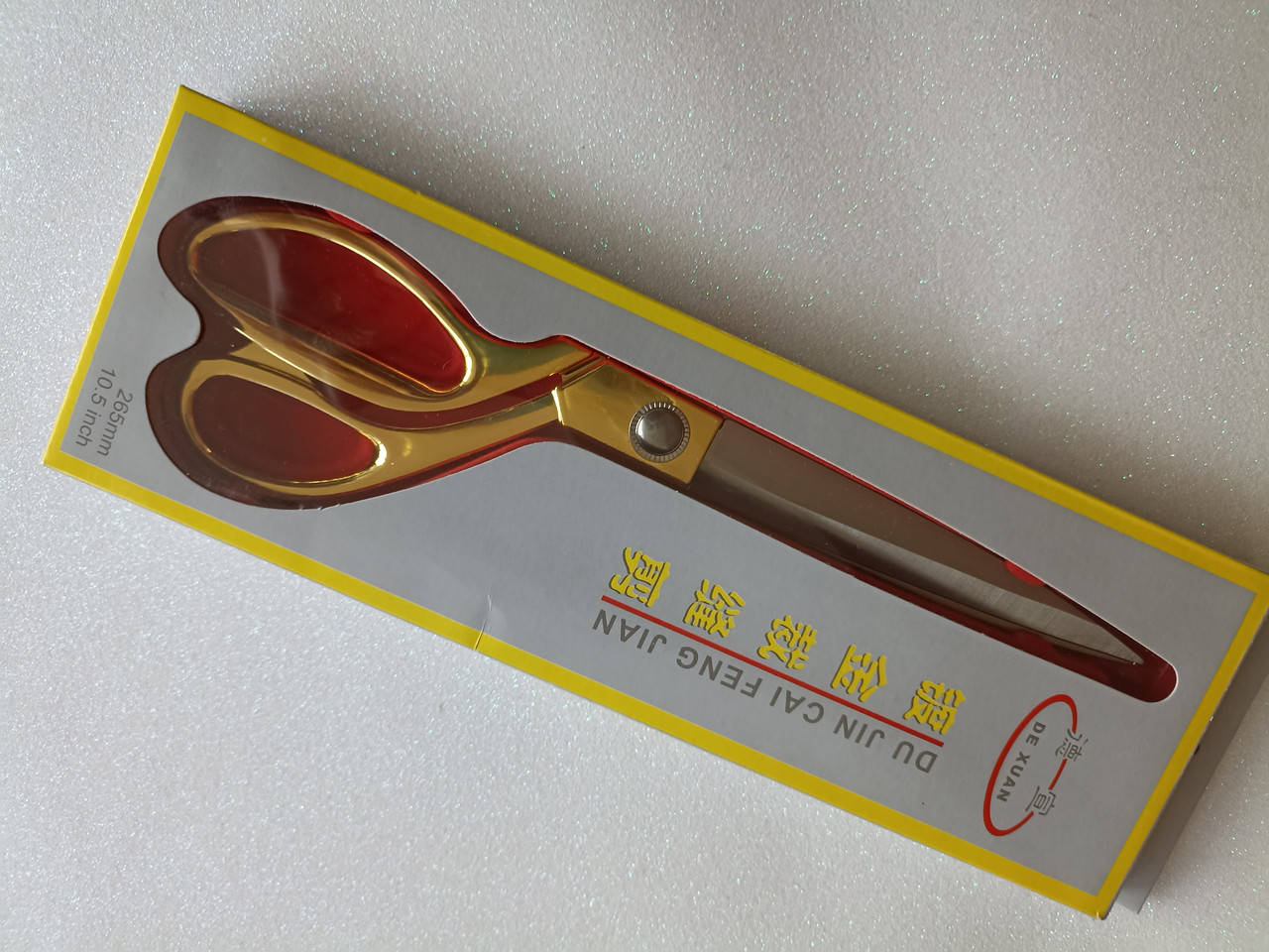 

Ножницы портновские DE XUAN K38 (26.5см) 10.5inch