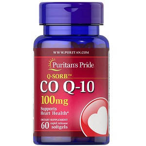 

Витамины и минералы Puritan's Pride Co Q-10 100mg (Q-SORB) (60 капсул.)