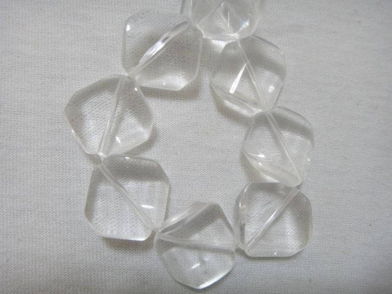 

Бусина стекло, гранёнка, хрусталь