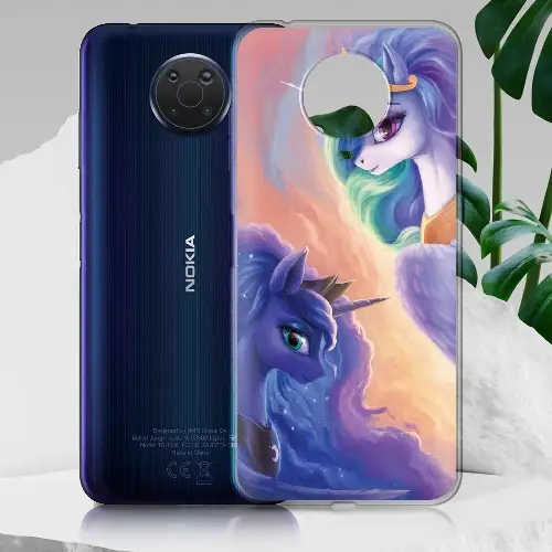 

Чехол для Nokia G10 с принтом My Little Pony, Прозрачный