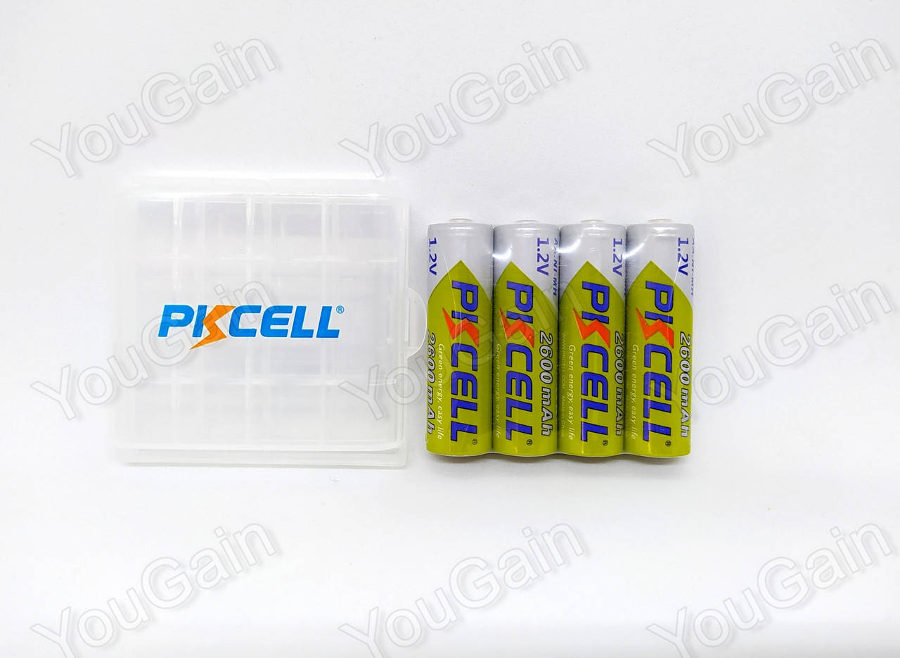 

Аккумулятор Ni-Mh AA 2600 мA/ч PKCELL (реальная емкость) (за 1шт)