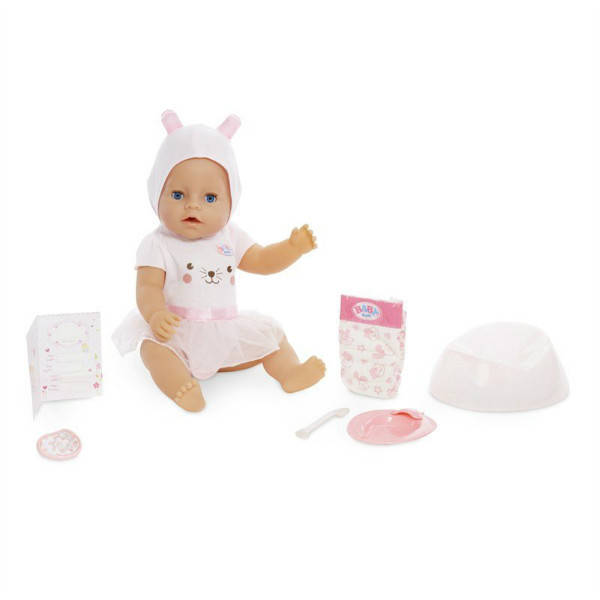 

Zapf Интерактивный пупс Беби Борн голубые глаза 2020 Baby Born Interactive Doll 9 Ways to Nurture Blue Eyes
