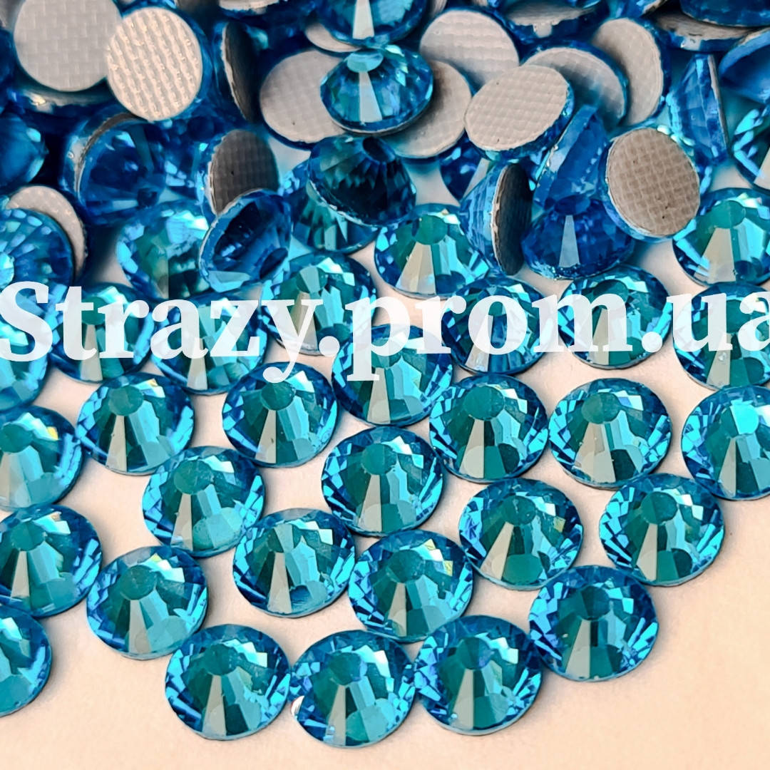 

Термо стразы Lux ss16 Aquamarine (4.0mm) 1440шт