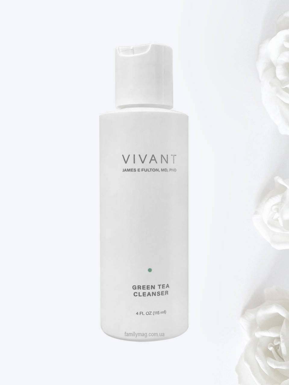 

Антиоксидантный очищающий гель с зеленым чаем Green Tea Antioxidant Cleanser Vivant Skin care 115 мл