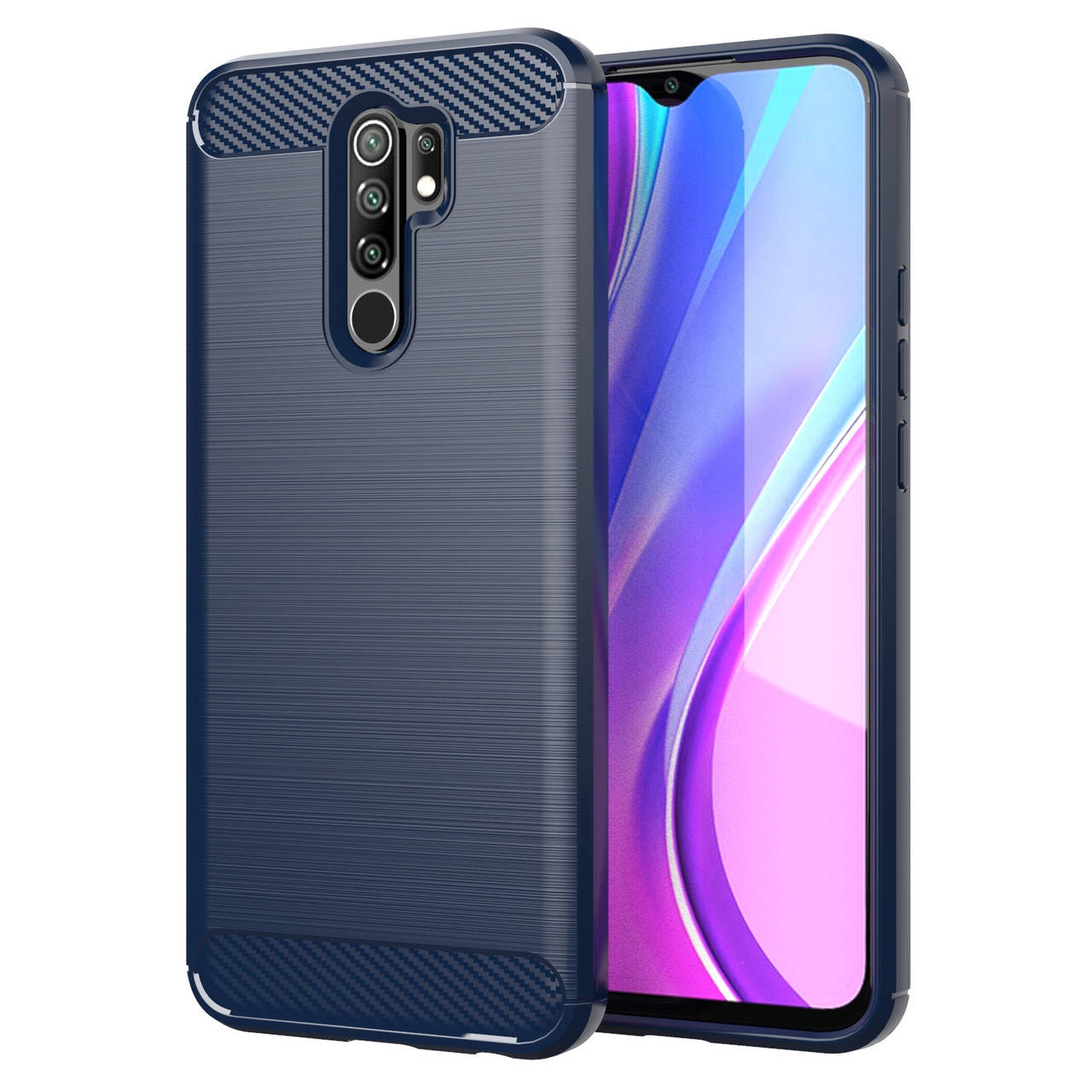 

TPU чехол накладка Urban для Xiaomi Redmi 9 (4 цвета) синий