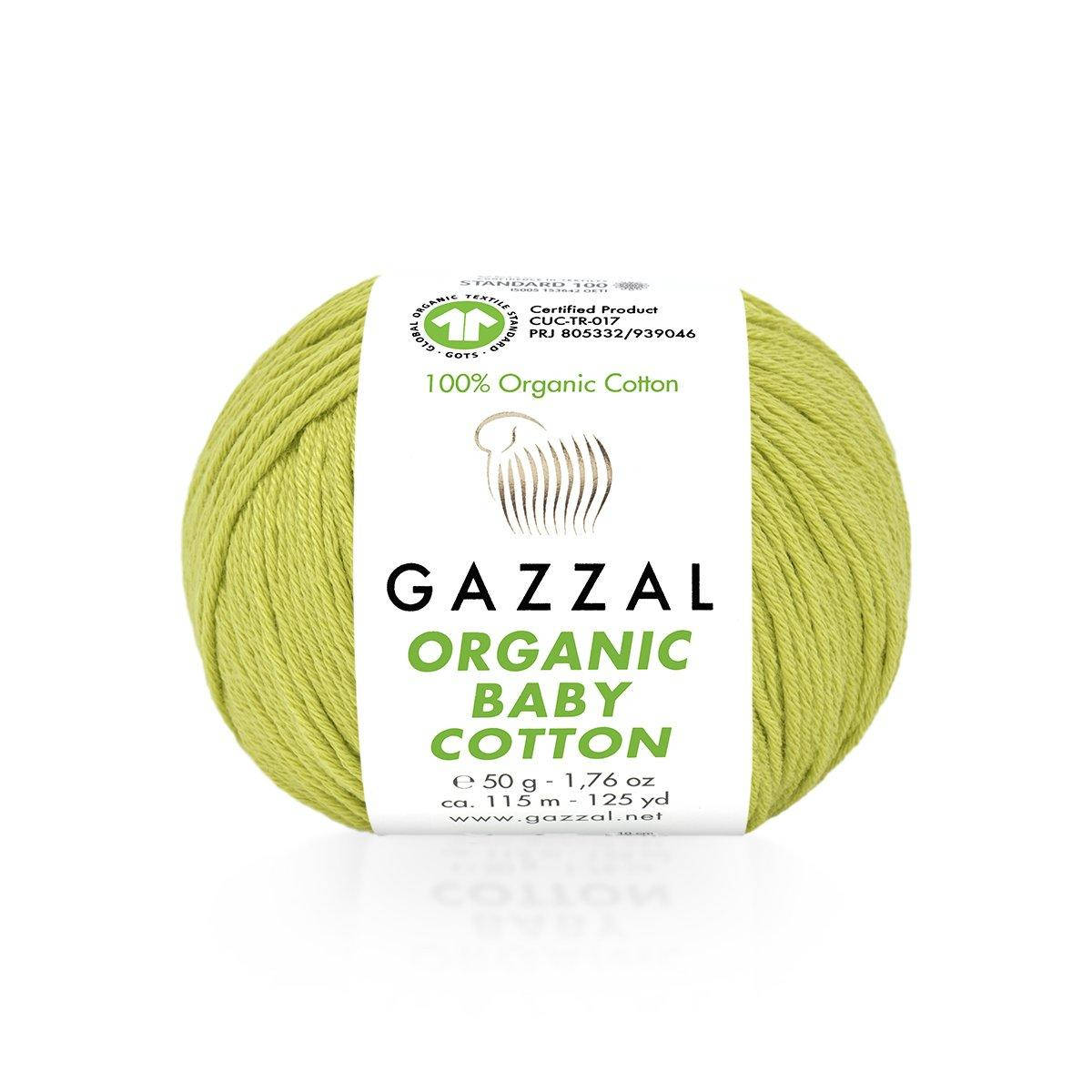 

Gazzal Organic Baby Cotton № 426 фисташка