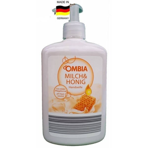 

Жидкое крем-мыло Ombia Milch & Honig 500 мл Германия