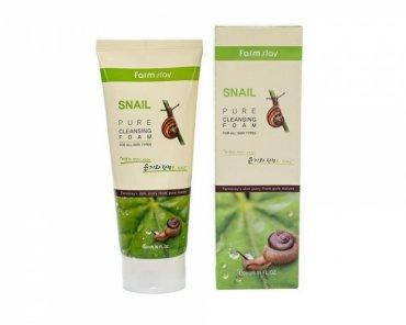 

Очищувальна пінка для обличчя з муцином равлика FarmStay Snail Pure Cleansing Foam 180ml