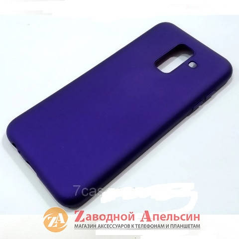 

Samsung A6 plus A605 чехол фиолетовый Colorful