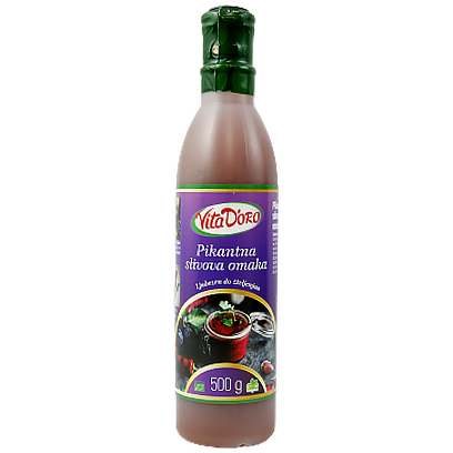 

Соус ВітаДоро сливово-часниковий VitaDoro pikantna slivova omaka 500ml 12шт/ящ (Код : 00-00006435)