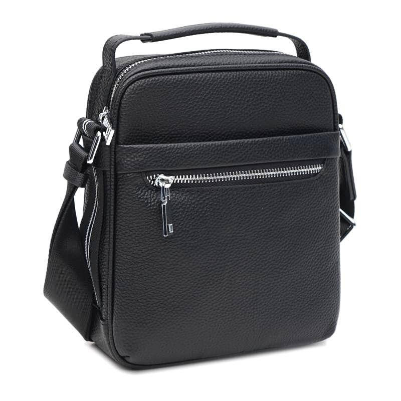 

Мужская кожаная сумка Ricco Grande K16607а-black, Черный