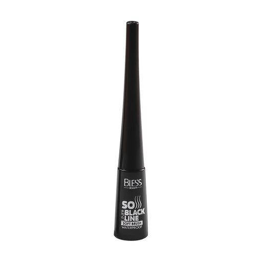

Подводка для глаз Bless Beauty So Black Line Waterproof с мягкой кистью, Black, 3.5 г, Синий