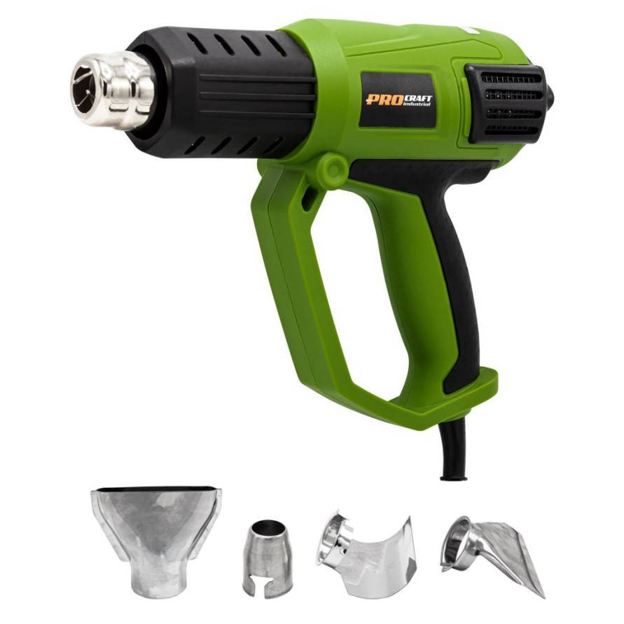 

Фен промышленный Procraft PH2500 (в комплекте 4 насадки)