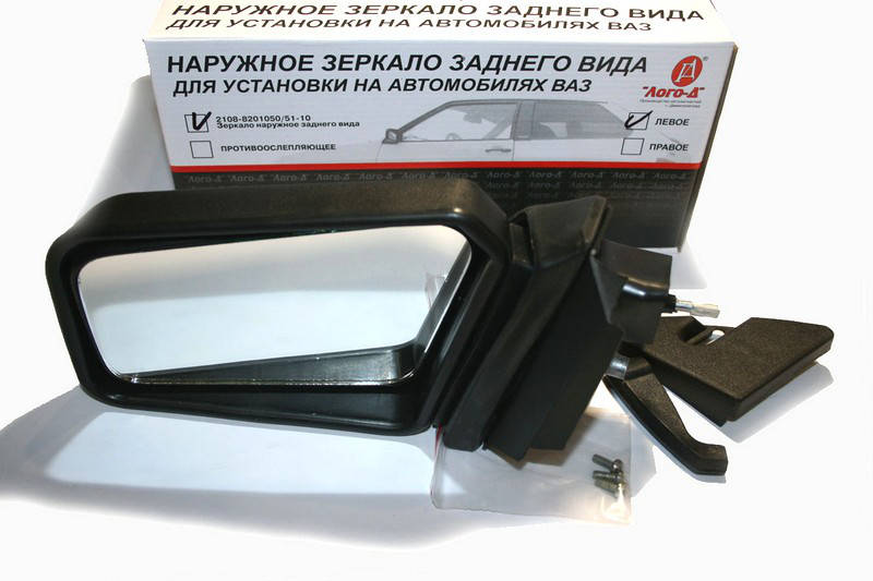 

Зеркало боковое 2108 левое ЛОГО Д в упаковке