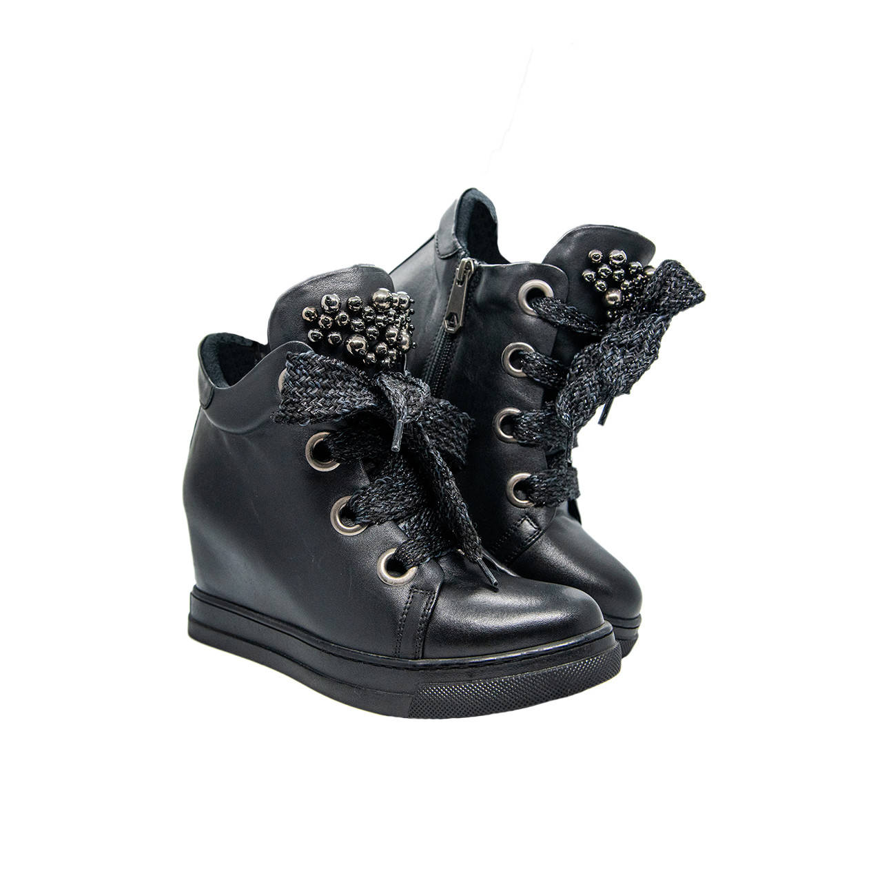 

Женские кожаные ботинки Alpino 39, Черный