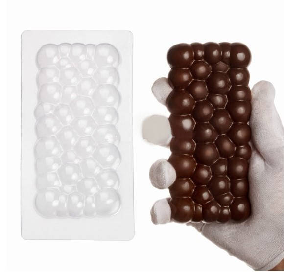 

Пластиковая форма для шоколада "Плитка пористая"