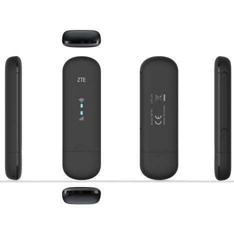 

4G модем ZTE MF79U с раздачей Wi-Fi для всех операторов c разъемами под антенну черный