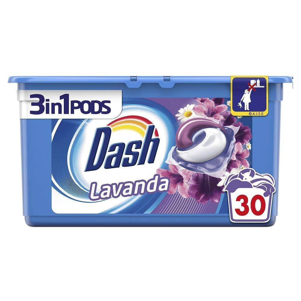 

Капсулы для стирки универсального белья Dash Lavanda Лаванда 3 в 1 30 шт
