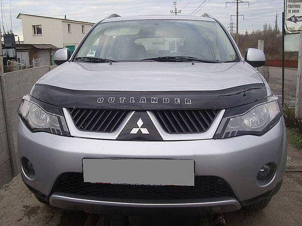 

Дефлектор капота мухобойка Mitsubishi Outlander XL 2007-2010 г.в. Vip Tuning