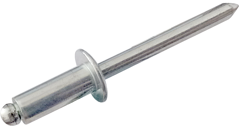 

Заклёпка вытяжная 6.0х20 St/St с плоской головкой /10-14/ ISO 15979 (250 шт/уп)