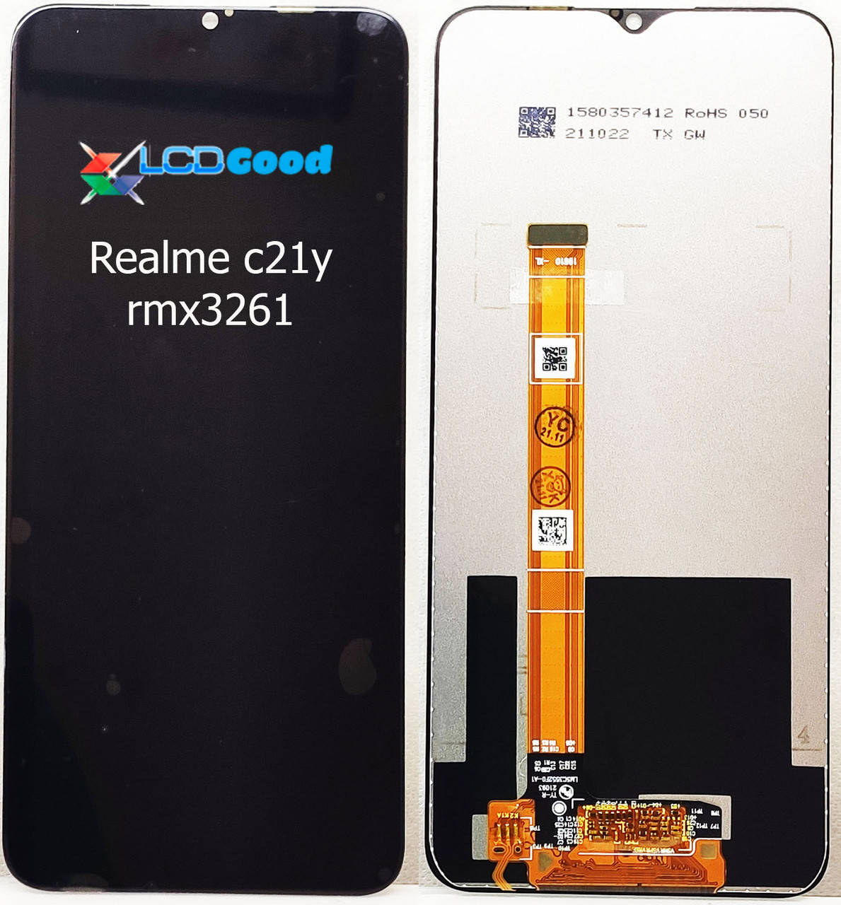 

Модуль ( дисплей + тачскрин ) Realme c21y rmx3261 Чорний, Черный