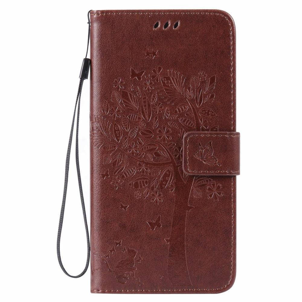 

Обложка Samsung Galaxy J7 2016 J710 (чехол кот и дерево) (Самсунг Джей Джи 7 16), Коричневый